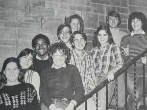 Archival photo of the Chasers from 1983