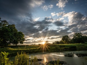 The Kokosing Nature Preserve at dawn