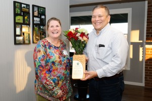  Lori Totman received this year’s Jean S. Briggs Award for Leadership in Land Conservation.