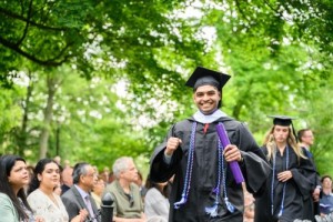 Kenyon senior at Commencement