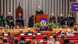 Lord Kenyon speaking at Founders' Day