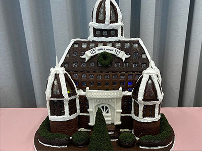 Gingerbread building